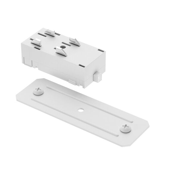Denkirs TR2101-WH Прямой соединитель для шинопровода SMART белый