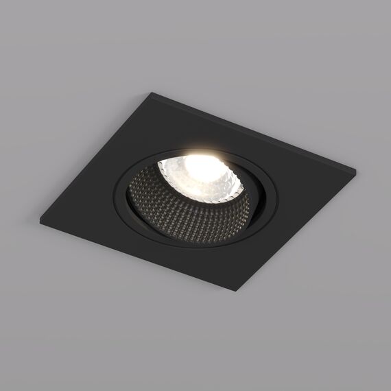 Denkirs DK3071-BK Встраиваемый светильник, IP 20, 10 Вт, GU5.3, LED, черный/черный, пластик, изображение 3