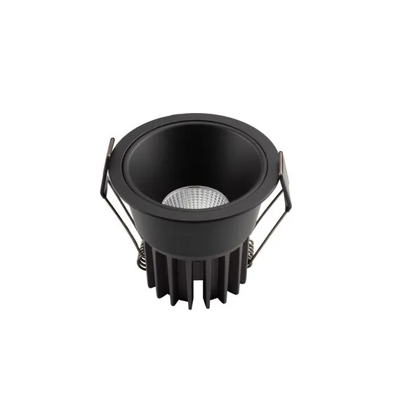 Denkirs DK4500-BK Встраиваемый светильник, IP 20, 12 Вт, LED 3000, черный, алюминий, изображение 2