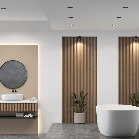Denkirs DK3016-BK Встраиваемый светильник влагозащ., IP 65, 50 Вт, GU10, черный, алюминий, изображение 6
