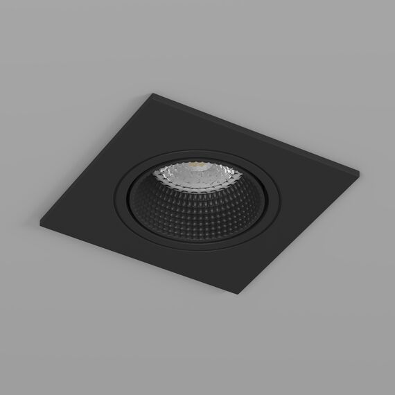Denkirs DK3071-BK Встраиваемый светильник, IP 20, 10 Вт, GU5.3, LED, черный/черный, пластик, изображение 2