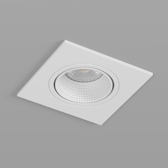 Denkirs DK3071-WH Встраиваемый светильник, IP 20, 10 Вт, GU5.3, LED, белый/белый, пластик, изображение 2