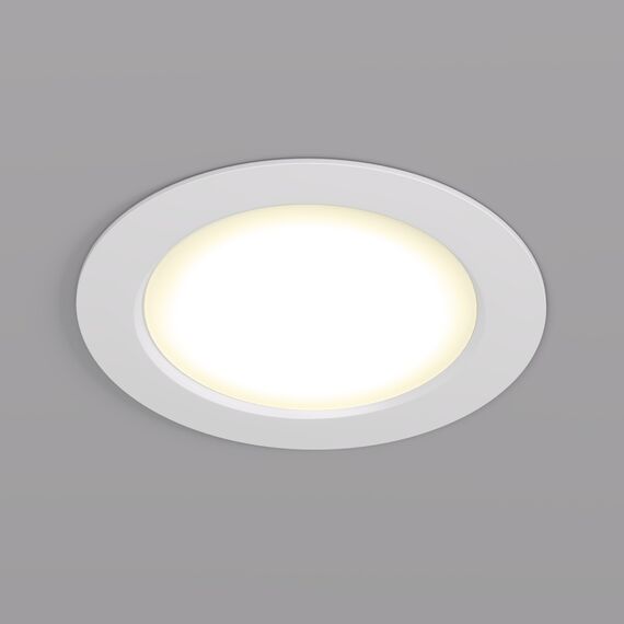 Denkirs DK3048-WH Встраиваемый светильник, IP 20, 7Вт, LED, белый, пластик
