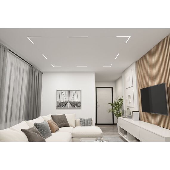 Denkirs DK8004-WH Линейный светильник SMART LINEAR 18W DIM 3000K-6000K белый, изображение 4
