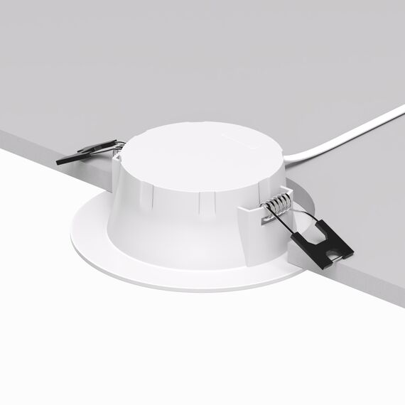 Denkirs DK3049-WH Встраиваемый светильник, IP 20, 7Вт, LED, белый, пластик, изображение 3
