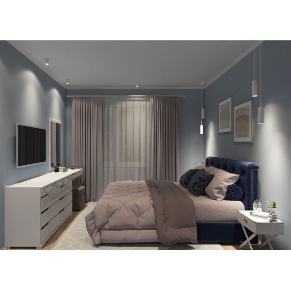Denkirs DK2050-WH Накладной светильник, IP 20, 15 Вт, GU5.3, белый, алюминий, изображение 4