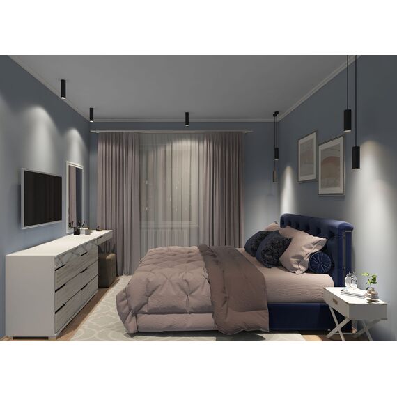 Denkirs DK2052-BK Накладной светильник, IP 20, 15 Вт, GU10, черный, алюминий, изображение 4