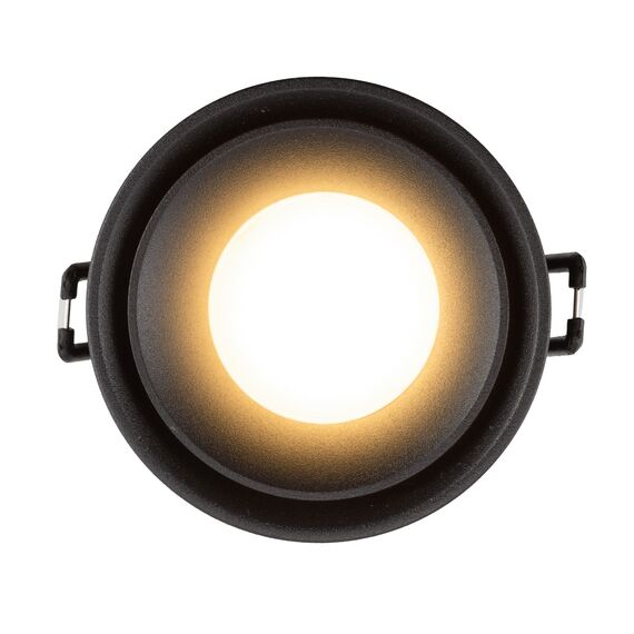 Denkirs DK2403-BK Встраиваемый светильник влагозащ., IP 44, 10 Вт, GU10, черный, алюминий, изображение 4