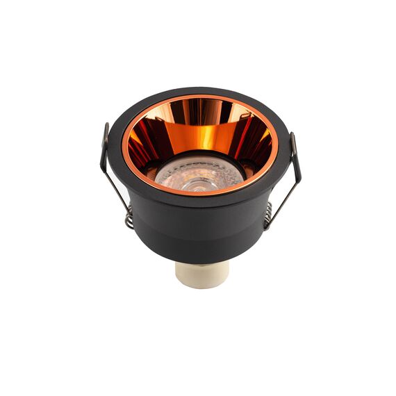 Denkirs DK2410-BK Встраиваемый светильник, IP 20, 5 Вт, GU10, черно-коричневый, алюминий, изображение 2