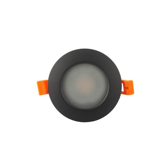 Denkirs DK3016-BK Встраиваемый светильник влагозащ., IP 65, 50 Вт, GU10, черный, алюминий