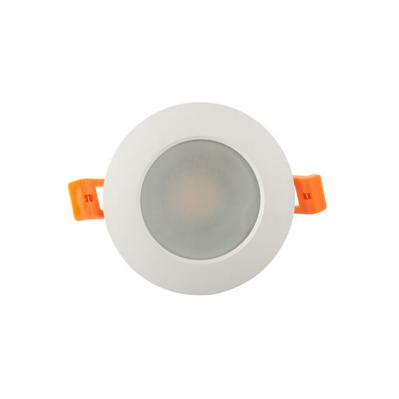 Denkirs DK3016-WH Встраиваемый светильник влагозащ., IP 65, 50 Вт, GU10, белый, алюминий