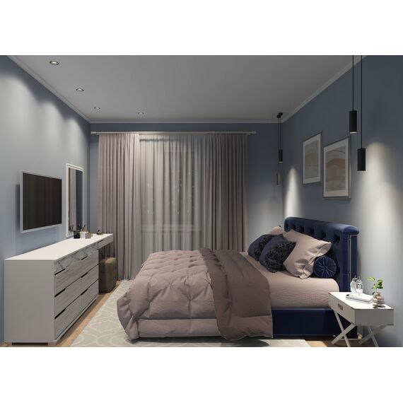 Denkirs DK3024-BK Встраиваемый светильник, IP 20, 10 Вт, GU5.3, LED, черный, пластик, изображение 7