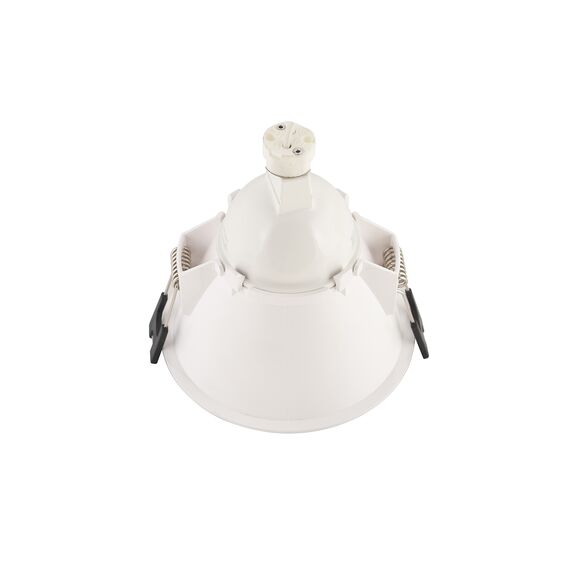 Denkirs DK3026-WB Встраиваемый светильник, IP 20, 10 Вт, GU5.3, LED, белый/черный, пластик, изображение 4