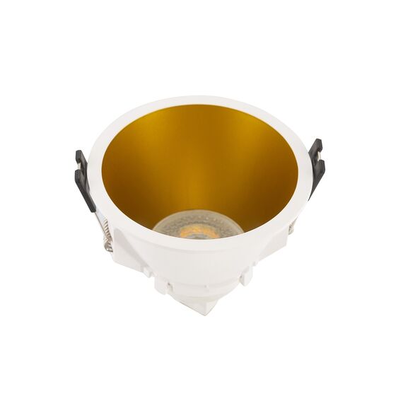 Denkirs DK3026-WG Встраиваемый светильник, IP 20, 10 Вт, GU5.3, LED, белый/золотой, пластик, изображение 2