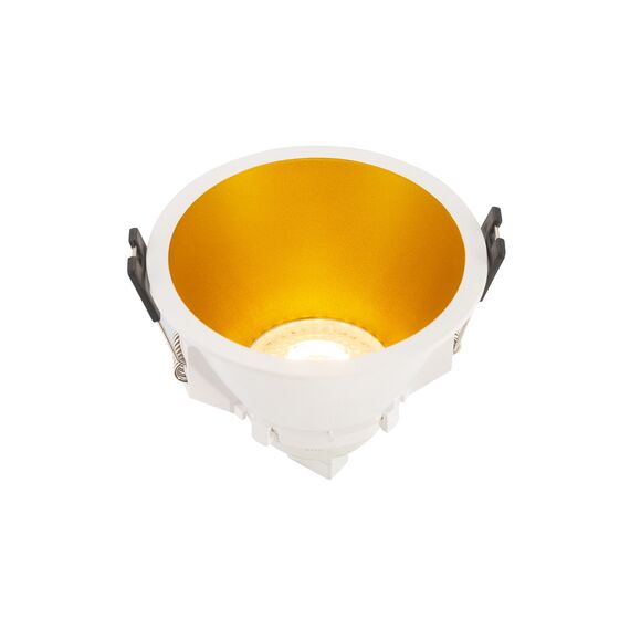 Denkirs DK3026-WG Встраиваемый светильник, IP 20, 10 Вт, GU5.3, LED, белый/золотой, пластик, изображение 3