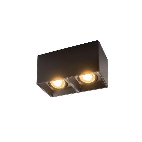 Denkirs DK3035-BK Светильник накладной IP 20, 10 Вт, GU5.3, LED, черный, пластик