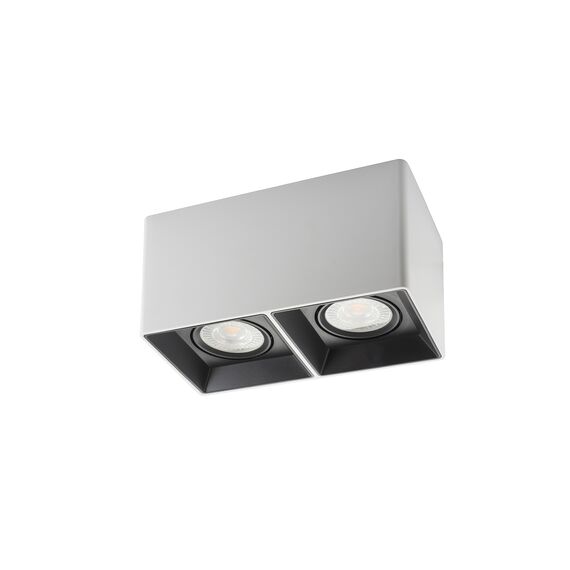 Denkirs DK3035-WB Светильник накладной IP 20, 10 Вт, GU5.3, LED, белый/черный, пластик, изображение 4