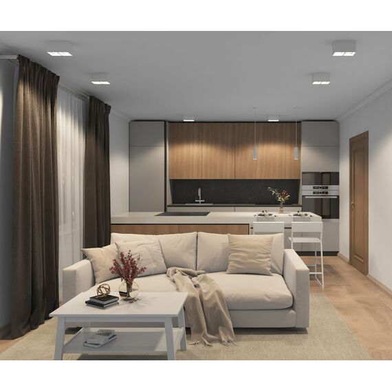 Denkirs DK3035-WH Светильник накладной IP 20, 10 Вт, GU5.3, LED, белый, пластик, изображение 6