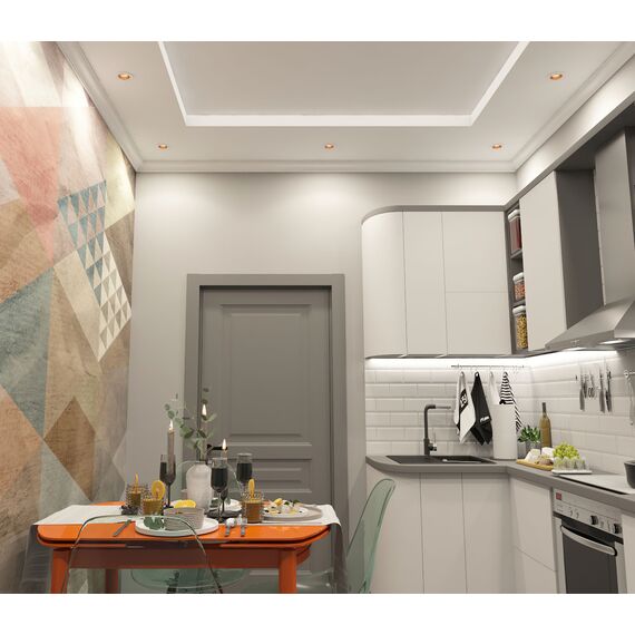 Denkirs DK3061-WBR Встраиваемый светильник, IP 20, 10 Вт, GU5.3, LED, белый/бронзовый, пластик, изображение 5