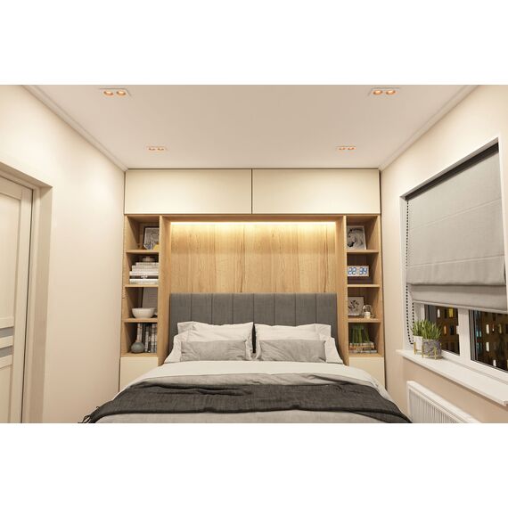 Denkirs DK3072-WBR Встраиваемый светильник, IP 20, 10 Вт, GU5.3, LED, белый/бронзовый, пластик, изображение 7