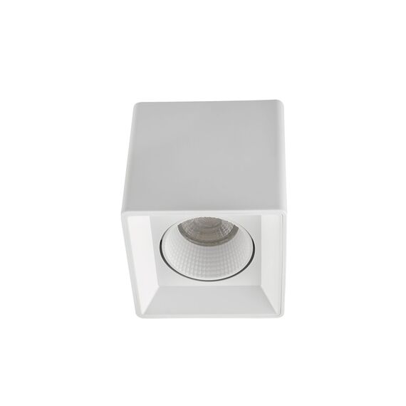 Denkirs DK3080-WH Светильник накладной IP 20, 10 Вт, GU5.3, LED, белый/белый, пластик
