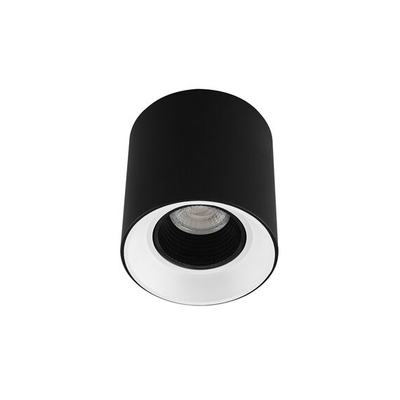 Denkirs DK3090-BW+BK Светильник накладной IP 20, 10 Вт, GU5.3, LED, черно-белый/черный, пластик