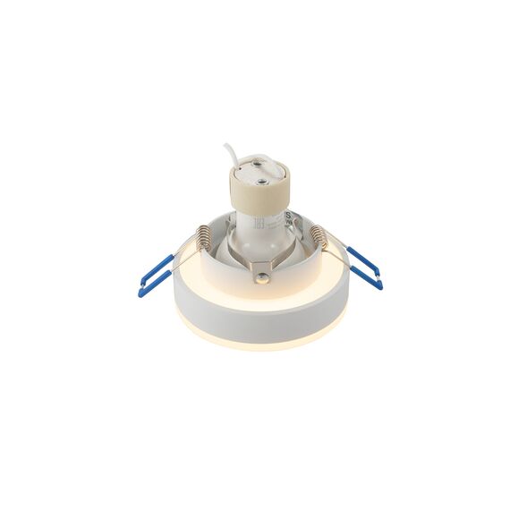 Denkirs DK4032-WH Встраиваемый светильник, IP 20, 10 Вт, GU10, белый, алюминий/пластик, изображение 5