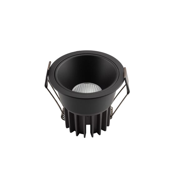 Denkirs DK4500-BK Встраиваемый светильник, IP 20, 12 Вт, LED 3000, черный, алюминий, изображение 2