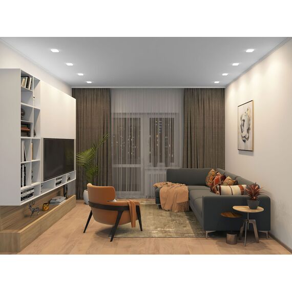 Denkirs DK4602-WW Встраиваемый светильник, IP 20, 9 Вт, LED 3000, белый, пластик, изображение 8