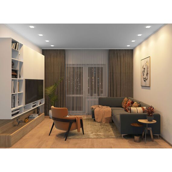 Denkirs DK4603-DW Встраиваемый светильник, IP 20, 9 Вт, LED 4000, белый, пластик, изображение 8