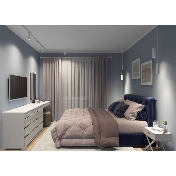 Denkirs DK6001-WH Трековый светильник IP 20, 50 Вт, GU10, белый, алюминий, изображение 8