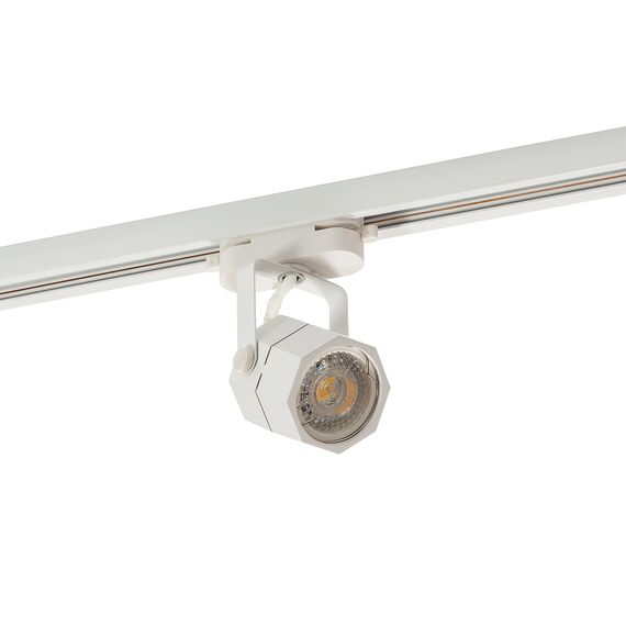 Denkirs DK6004-WH Трековый светильник IP 20, 50 Вт, GU10, белый, алюминий