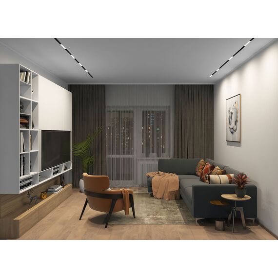Denkirs DK8003-BK Линейный светильник SMART LINEAR 9W DIM 3000K-6000K черный, изображение 6