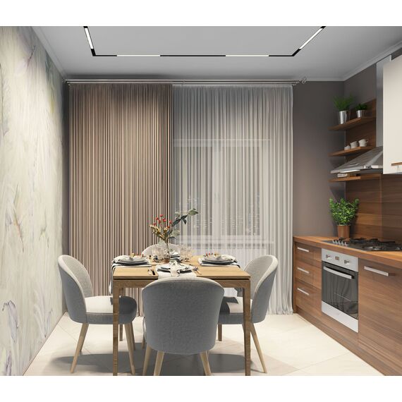 Denkirs DK8004-BK Линейный светильник SMART LINEAR 18W DIM 3000K-6000K черный, изображение 4