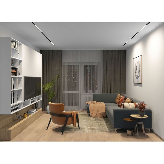 Denkirs DK8005-BK Линейный светильник SMART LINEAR 27W DIM 3000K-6000K черный, изображение 6