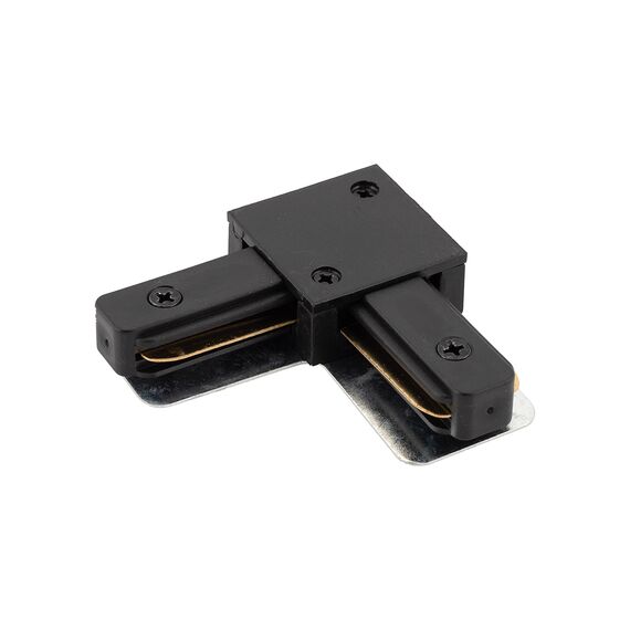 Denkirs TR1102-BK Соединитель для шинопровода L-образный, черный