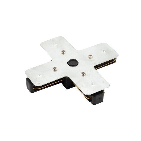Denkirs TR1104-BK Соединитель для шинопровода X-образный, черный, изображение 2