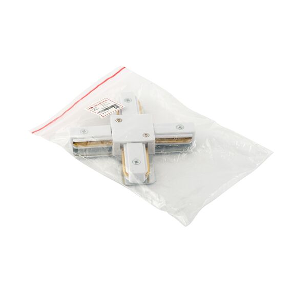 Denkirs TR1104-WH Соединитель для шинопровода X-образный, белый, изображение 3