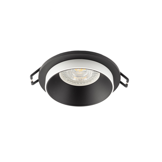 Denkirs DK2400-BK Встраиваемый светильник, IP 20, 50 Вт, GU10, черный, алюминий