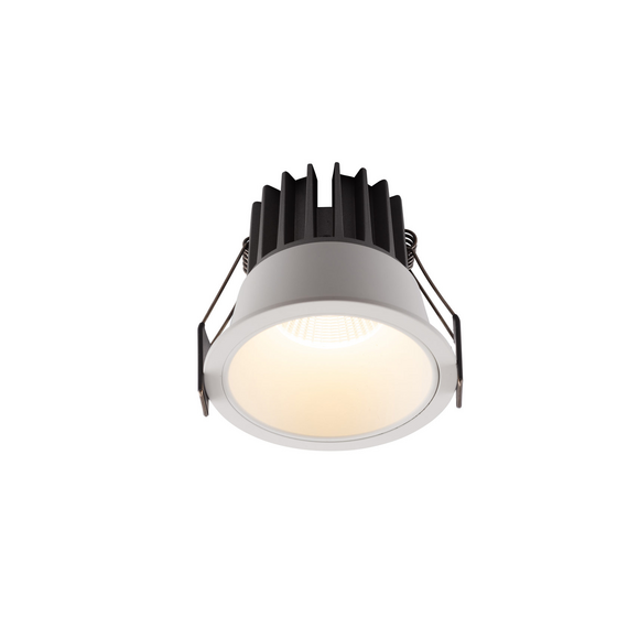 Denkirs DK4500-WH Встраиваемый светильник, IP 20, 12 Вт, LED 3000, белый, алюминий