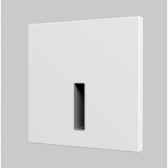 Denkirs DK1030-WH Светильник встраиваемый в стену, IP 20, LED 3000K, 3 Вт, белый, алюминий