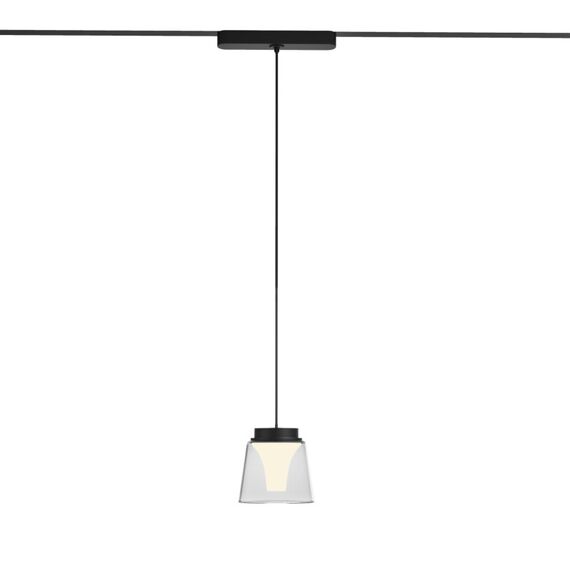 Denkirs DK5317-BK Светильник для трека Air, серия Hang 3000 со светодиодом, ?90*86mm, 48V DC, 4W, RA?95, 120°, 3000K, IP20, черный, алюминий, стекло, акрил, изображение 3
