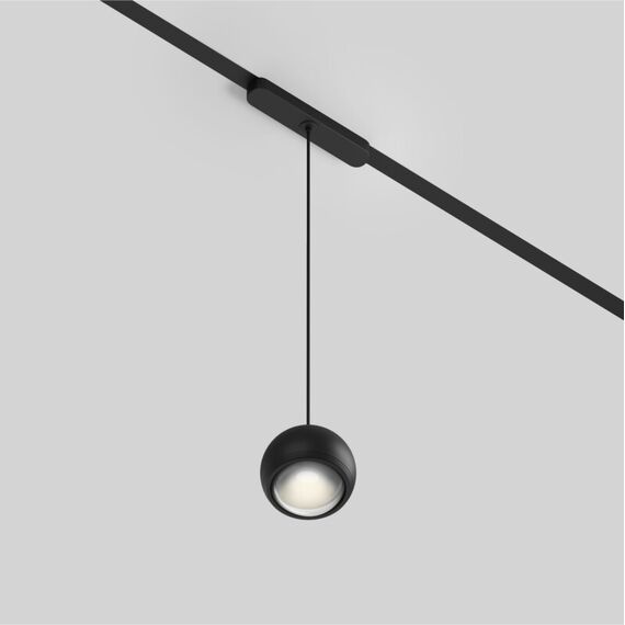 Denkirs DK5316-BK Светильник для трека Air, серия Hang 3000 со светодиодом, ?80*76мм, 48V DC, 5W, RA?95, 120°, 3000K, IP20, черный, алюминий