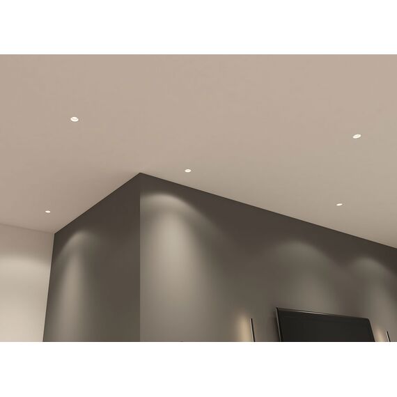 Denkirs DK3055-WH Встраиваемый светильник, IP 20, 10 Вт, GU5.3, LED, белый, пластик, изображение 5