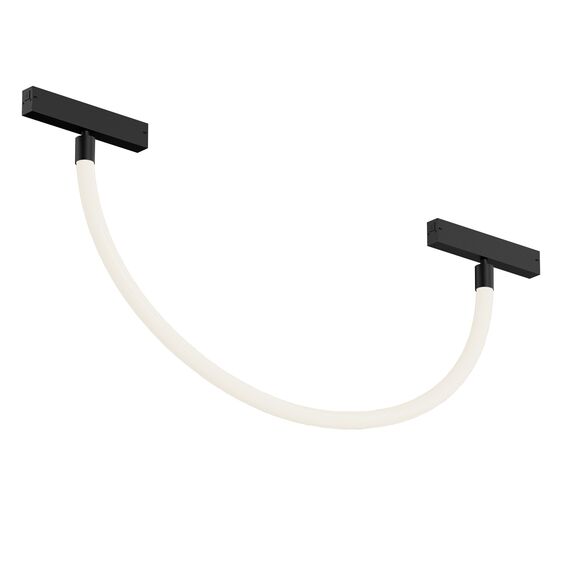 Denkirs DK8060-BK Гибкий рассеивающий матовый светильник SMART RAY 18W DIM 3000K-6000K, длина плафона 1.5м, черный, изображение 5