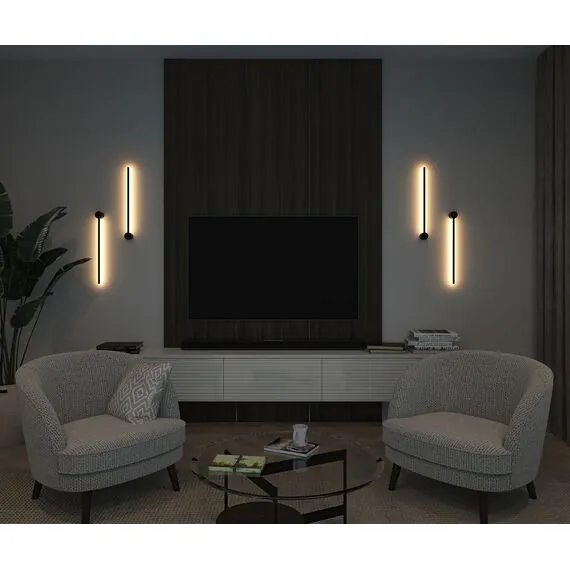 Denkirs DK5010-BK Бра 600 мм, 3000К, IP20, 5 Вт, черный, алюминий, изображение 6