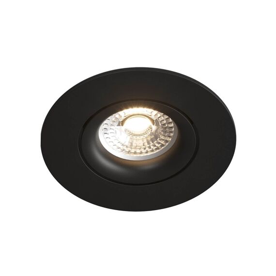 Denkirs DK2037-BK Встраиваемый светильник , IP 20, 50 Вт, GU10, черный, алюминий