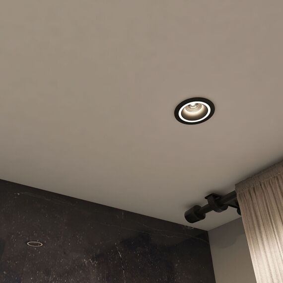 Denkirs DK2060-BK Встраиваемый светильник IP 20, до 15 Вт, GU10, LED, черный, алюминий, изображение 4
