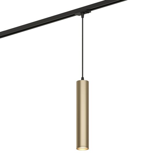 Denkirs DK6210-BG Трековый светильник IP 20, 15 Вт, GU10, матовое золото с черным, алюминий