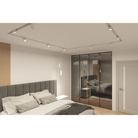 Denkirs DK5850-WH Профиль Flod для создания декоративных ниш в натяжном потолке, алюминий, белый, изображение 5